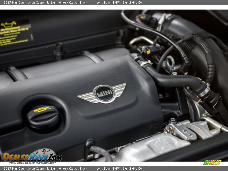 2015 Mini Countryman Cooper S Light White / Carbon Black Photo #24