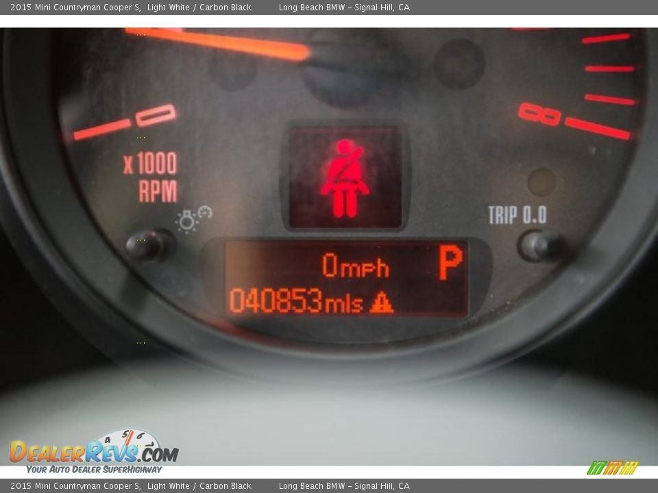 2015 Mini Countryman Cooper S Light White / Carbon Black Photo #29