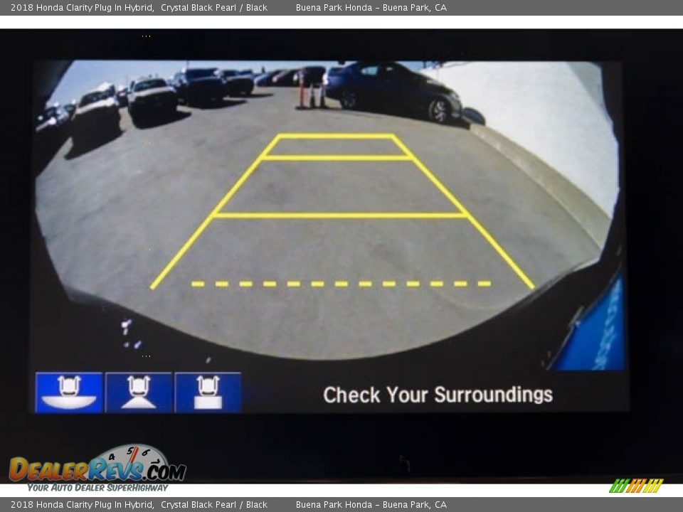 2018 Honda Clarity Plug In Hybrid Crystal Black Pearl / Black Photo #6