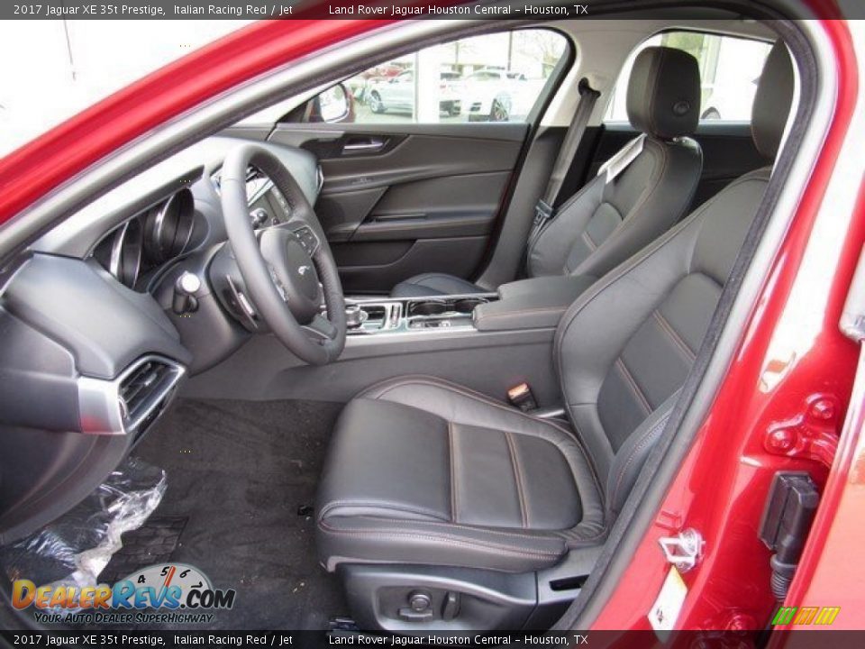 2017 Jaguar XE 35t Prestige Italian Racing Red / Jet Photo #3