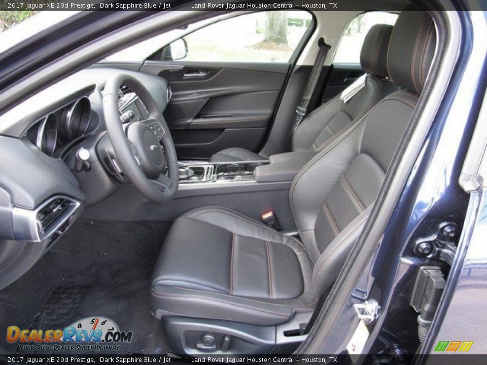 2017 Jaguar XE 20d Prestige Dark Sapphire Blue / Jet Photo #3