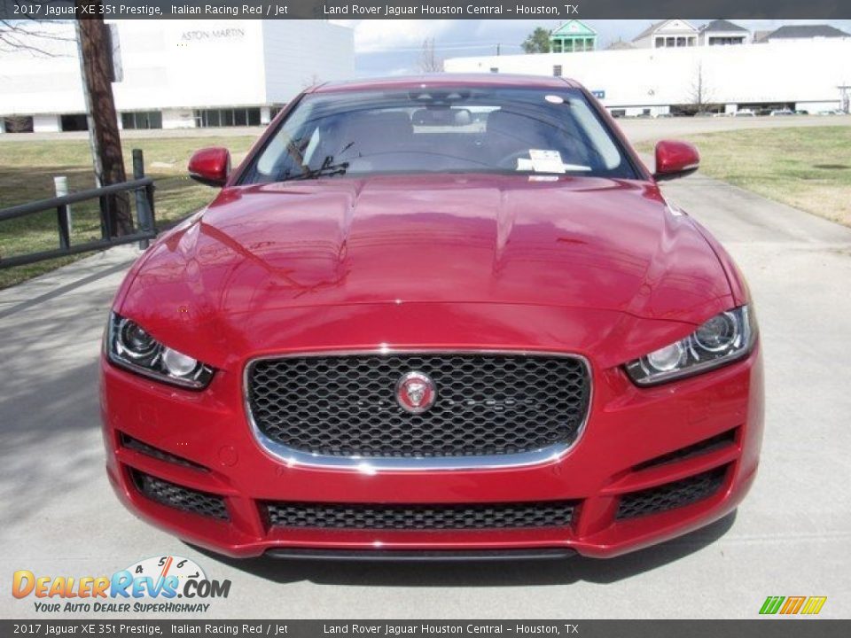 2017 Jaguar XE 35t Prestige Italian Racing Red / Jet Photo #9