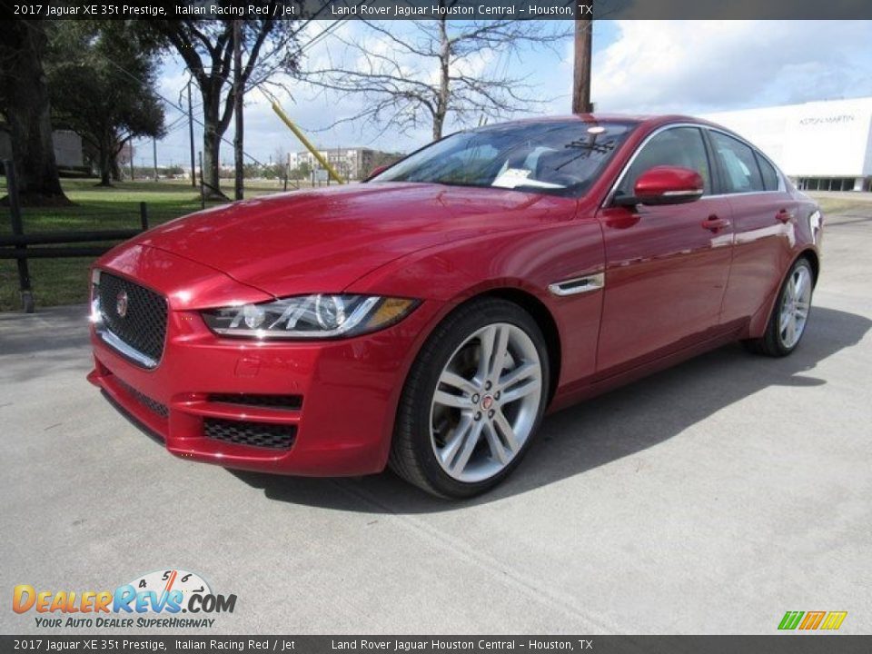 2017 Jaguar XE 35t Prestige Italian Racing Red / Jet Photo #10