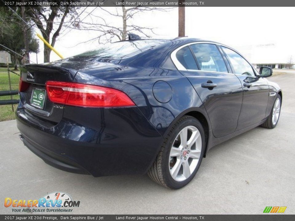 2017 Jaguar XE 20d Prestige Dark Sapphire Blue / Jet Photo #7