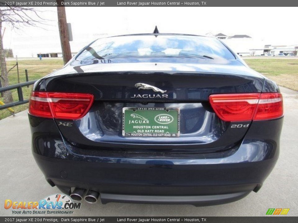 2017 Jaguar XE 20d Prestige Dark Sapphire Blue / Jet Photo #8