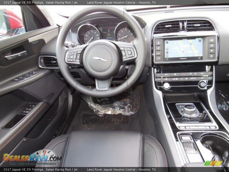 2017 Jaguar XE 35t Prestige Italian Racing Red / Jet Photo #13