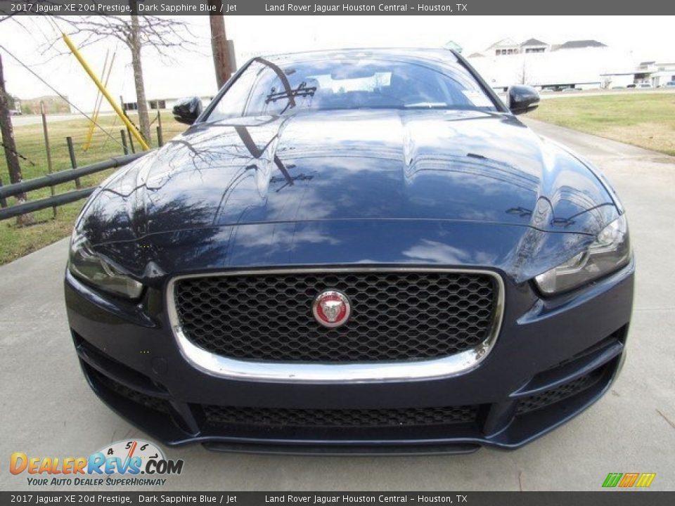 2017 Jaguar XE 20d Prestige Dark Sapphire Blue / Jet Photo #9