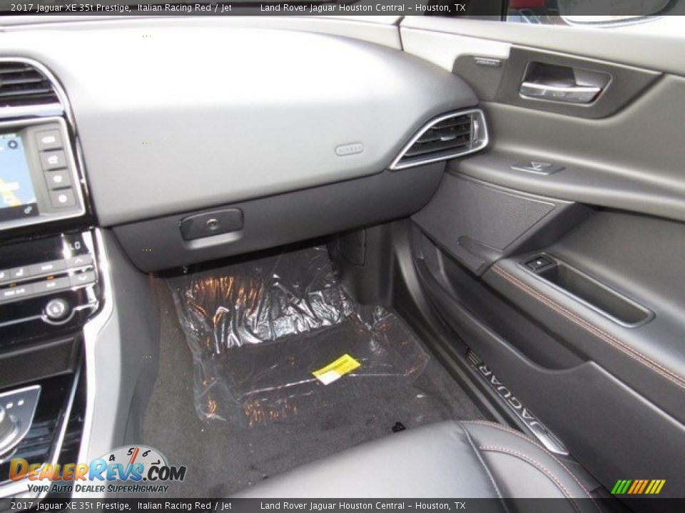 2017 Jaguar XE 35t Prestige Italian Racing Red / Jet Photo #14