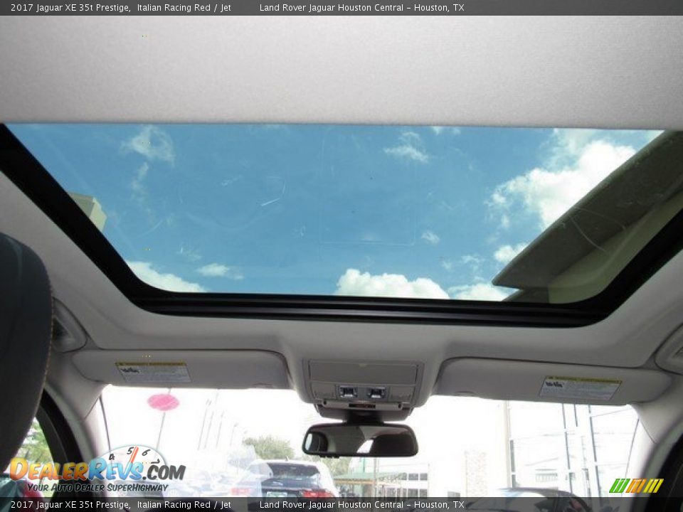 2017 Jaguar XE 35t Prestige Italian Racing Red / Jet Photo #16