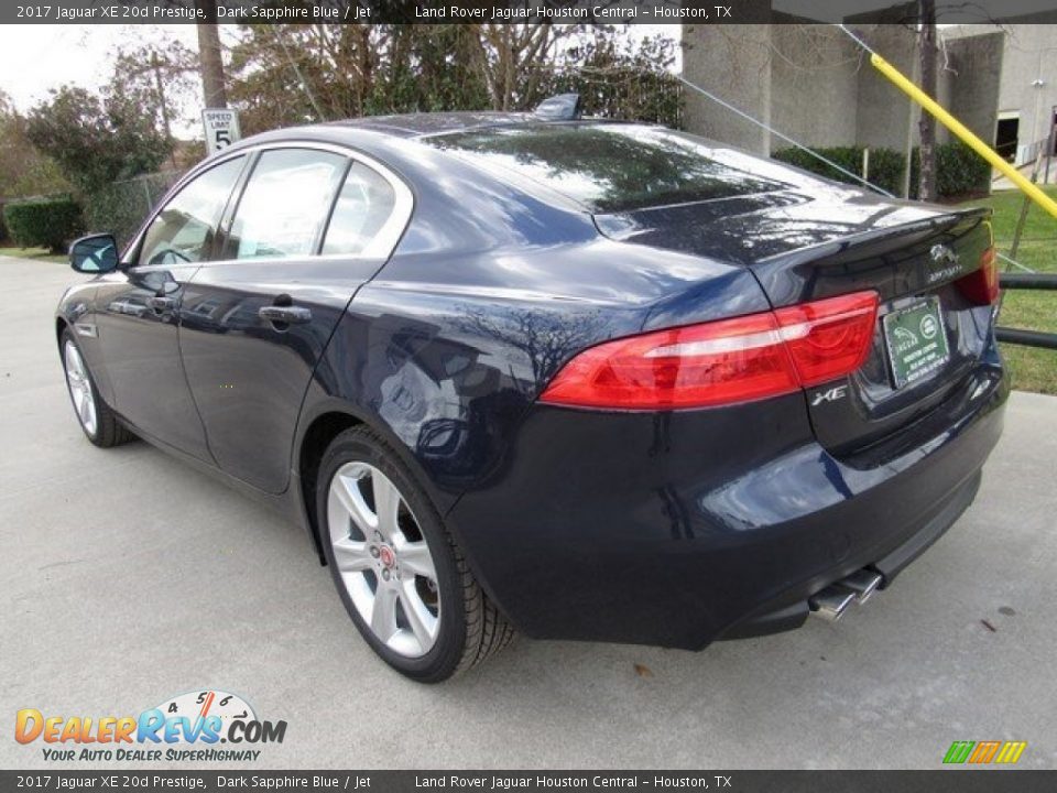 2017 Jaguar XE 20d Prestige Dark Sapphire Blue / Jet Photo #12