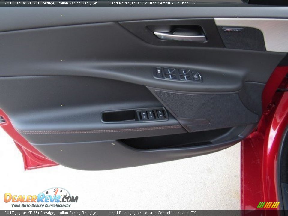 2017 Jaguar XE 35t Prestige Italian Racing Red / Jet Photo #17