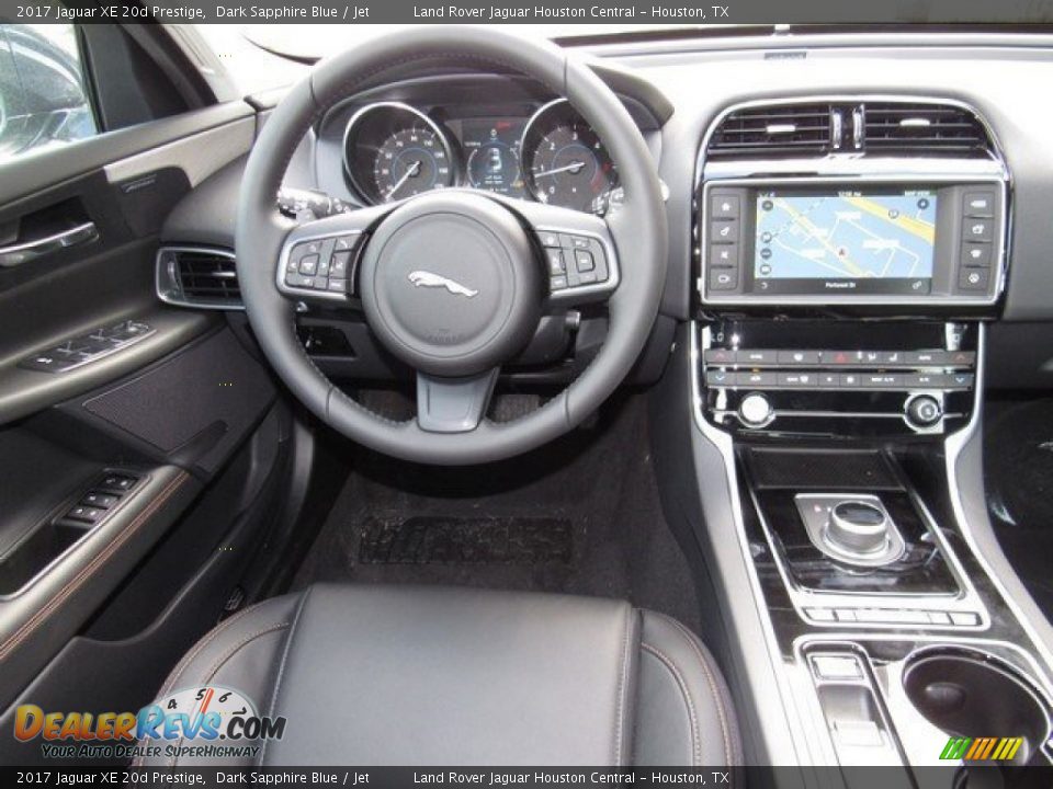2017 Jaguar XE 20d Prestige Dark Sapphire Blue / Jet Photo #13