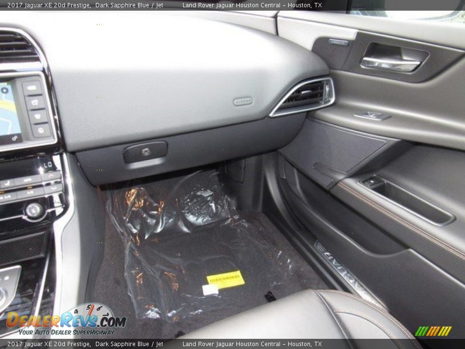 2017 Jaguar XE 20d Prestige Dark Sapphire Blue / Jet Photo #14