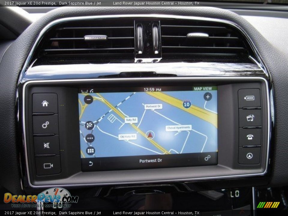 2017 Jaguar XE 20d Prestige Dark Sapphire Blue / Jet Photo #19