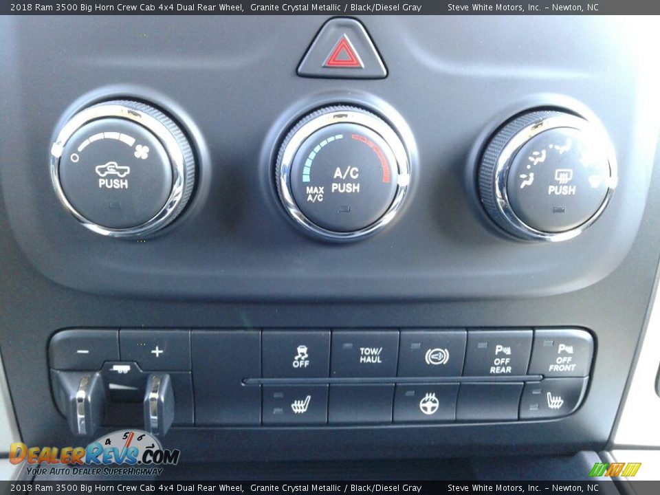 2018 Ram 3500 Big Horn Crew Cab 4x4 Dual Rear Wheel Granite Crystal Metallic / Black/Diesel Gray Photo #24