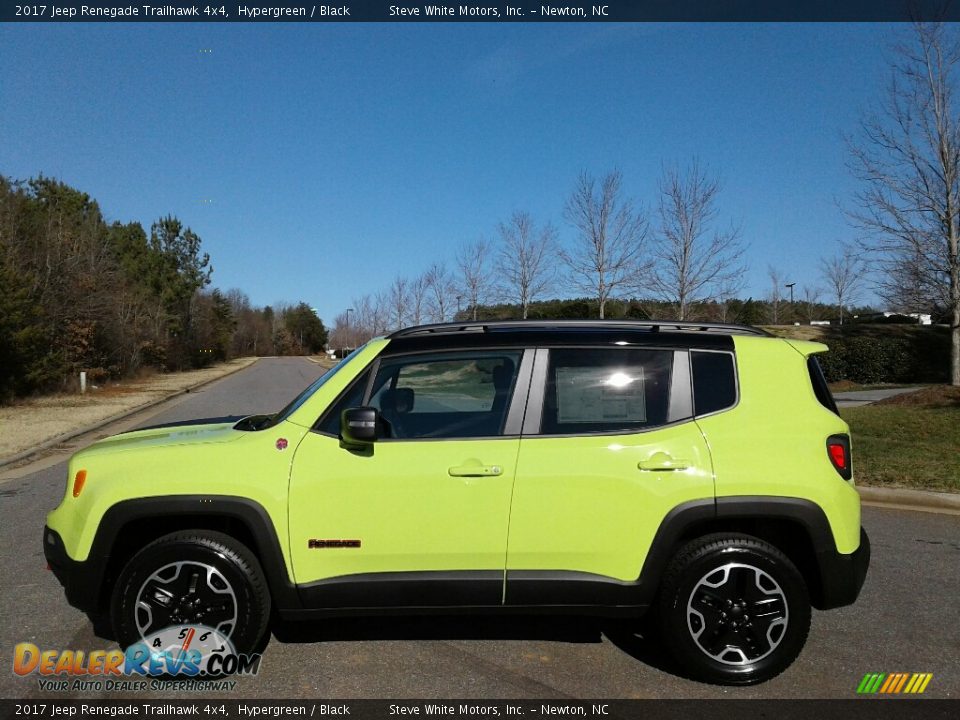 2017 Jeep Renegade Trailhawk 4x4 Hypergreen / Black Photo #1