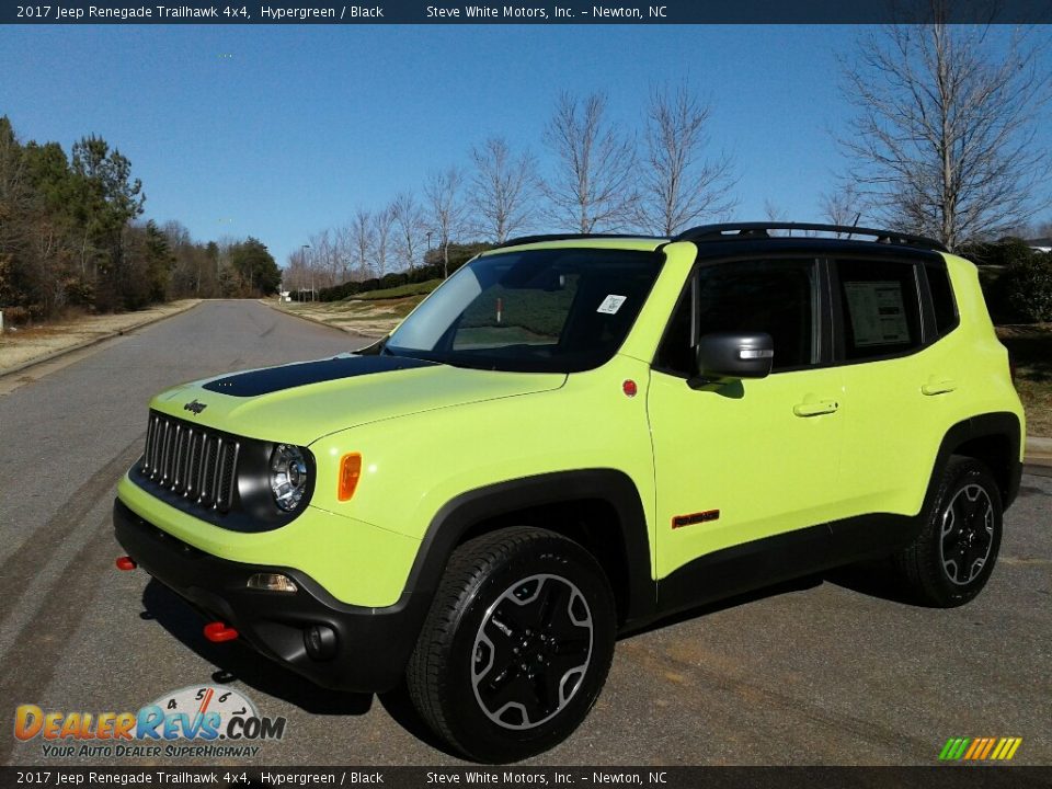 2017 Jeep Renegade Trailhawk 4x4 Hypergreen / Black Photo #2