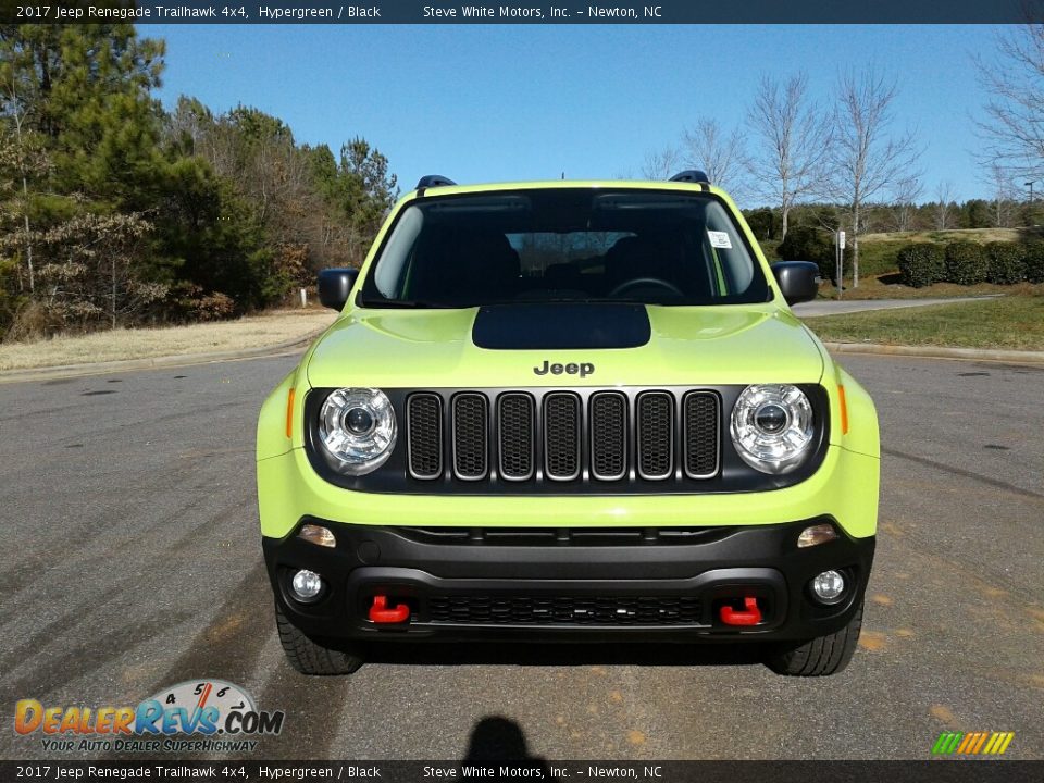 2017 Jeep Renegade Trailhawk 4x4 Hypergreen / Black Photo #3