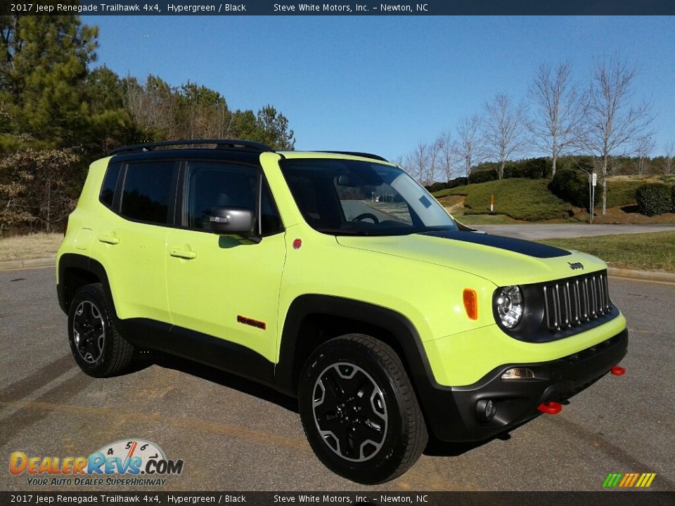 2017 Jeep Renegade Trailhawk 4x4 Hypergreen / Black Photo #4