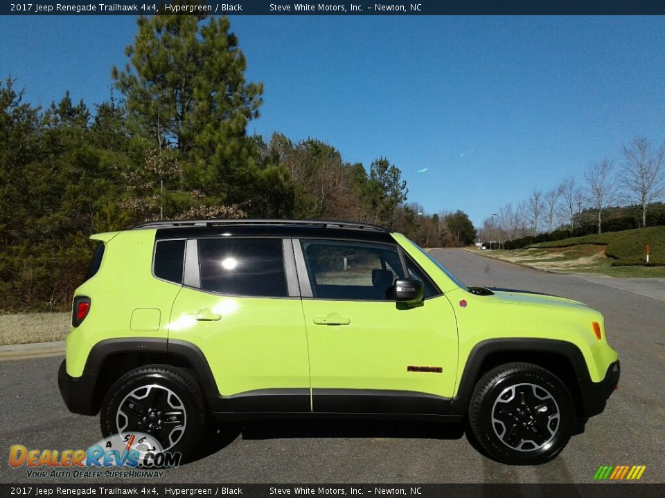 2017 Jeep Renegade Trailhawk 4x4 Hypergreen / Black Photo #5
