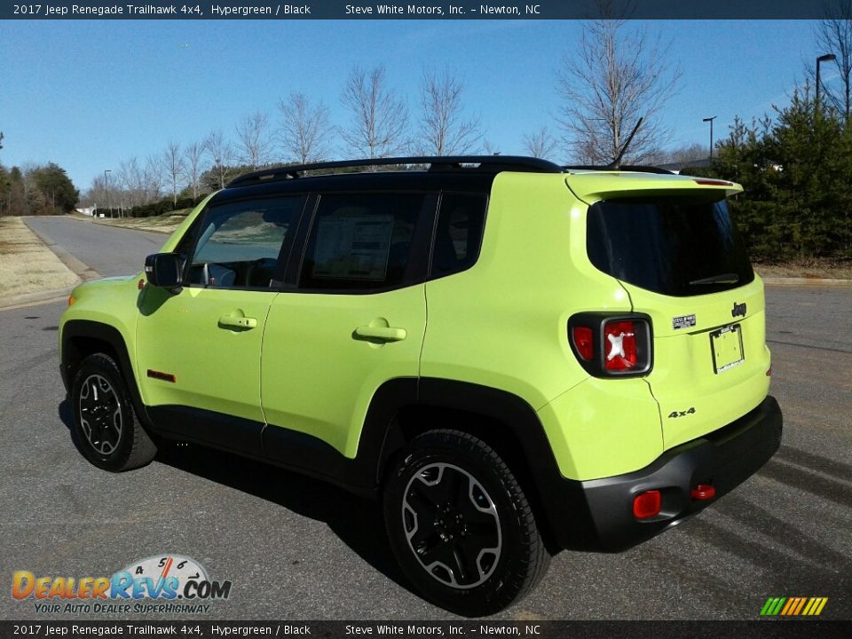 2017 Jeep Renegade Trailhawk 4x4 Hypergreen / Black Photo #8