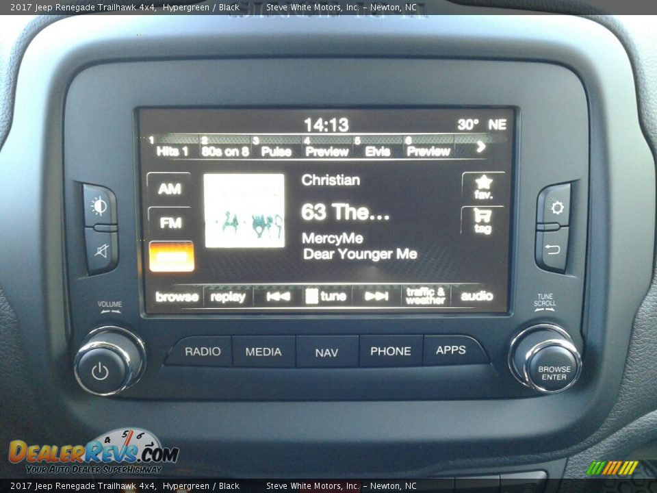 2017 Jeep Renegade Trailhawk 4x4 Hypergreen / Black Photo #21