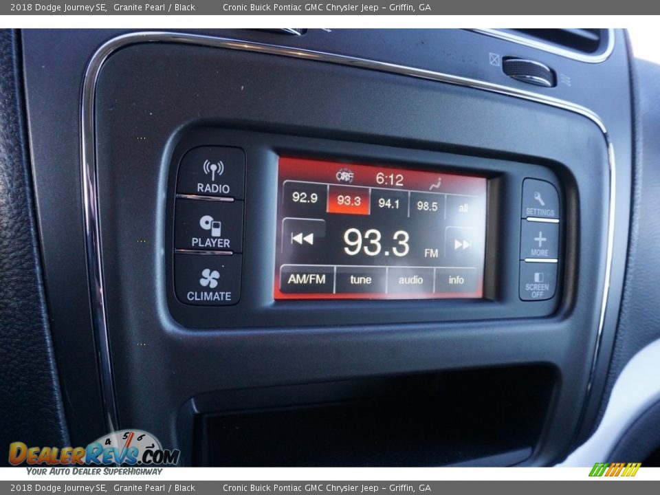 2018 Dodge Journey SE Granite Pearl / Black Photo #9