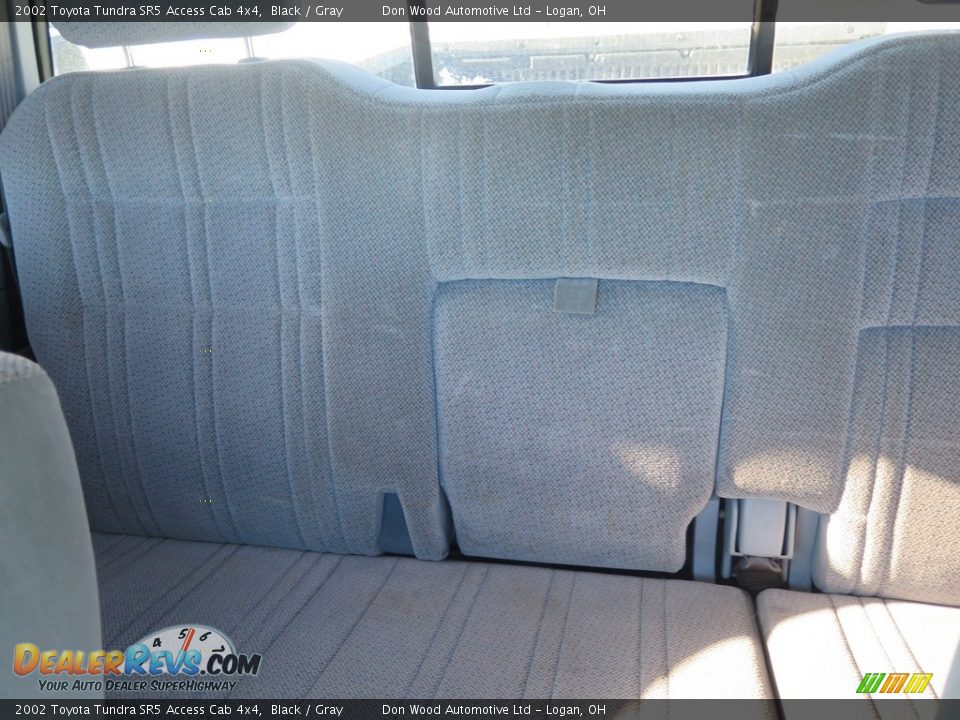 2002 Toyota Tundra SR5 Access Cab 4x4 Black / Gray Photo #7