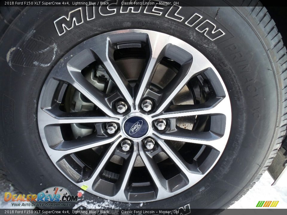 2018 Ford F150 XLT SuperCrew 4x4 Lightning Blue / Black Photo #6
