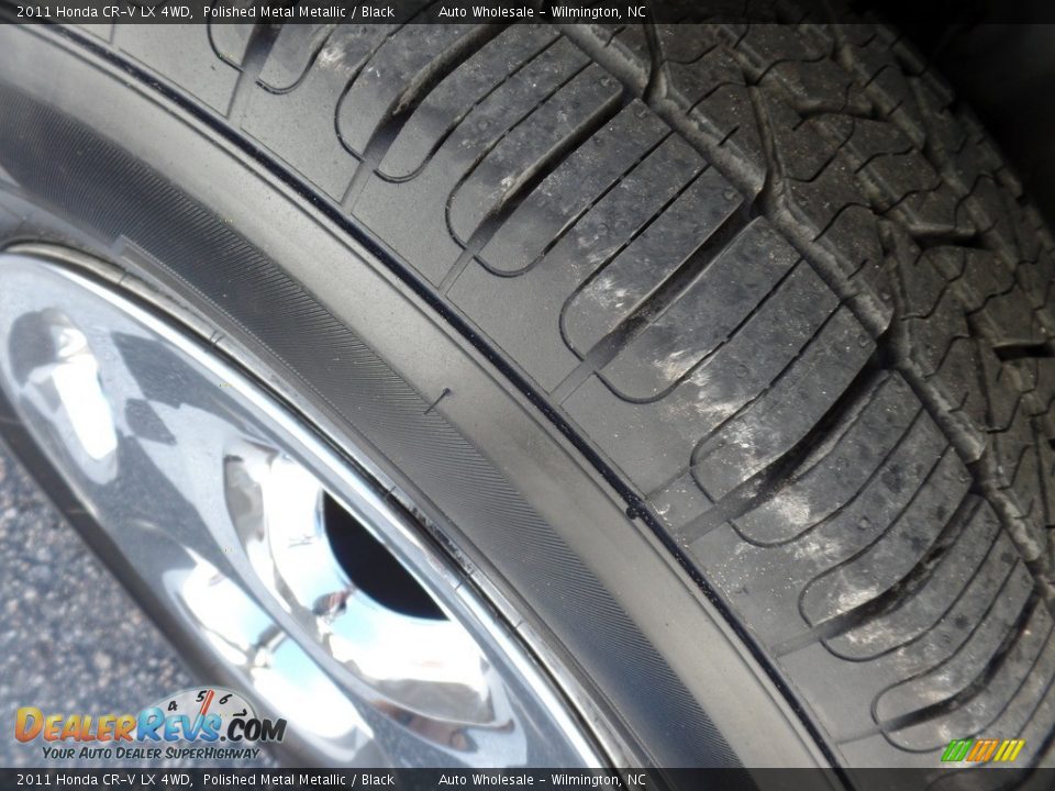 2011 Honda CR-V LX 4WD Polished Metal Metallic / Black Photo #8