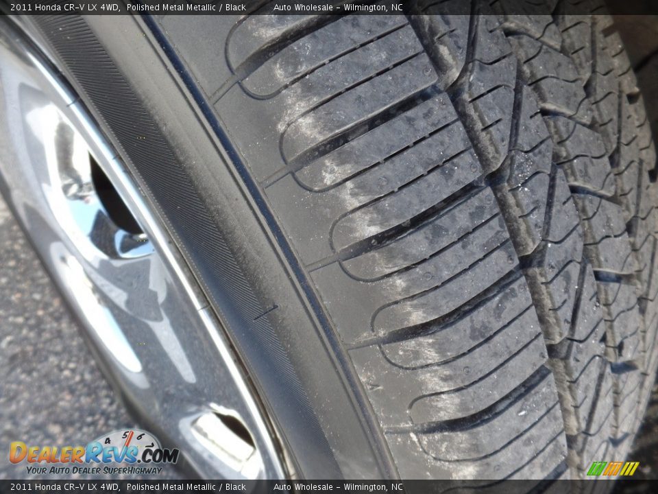 2011 Honda CR-V LX 4WD Polished Metal Metallic / Black Photo #9