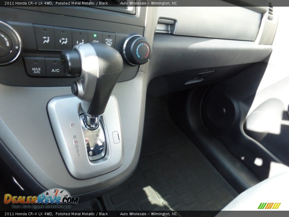 2011 Honda CR-V LX 4WD Polished Metal Metallic / Black Photo #19