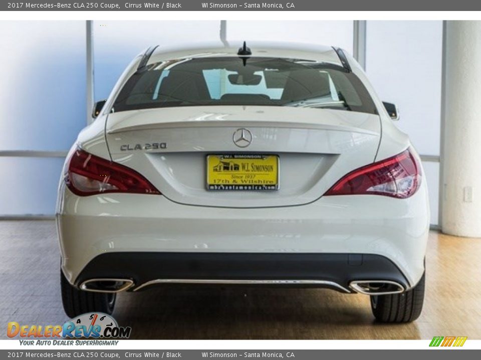 2017 Mercedes-Benz CLA 250 Coupe Cirrus White / Black Photo #4
