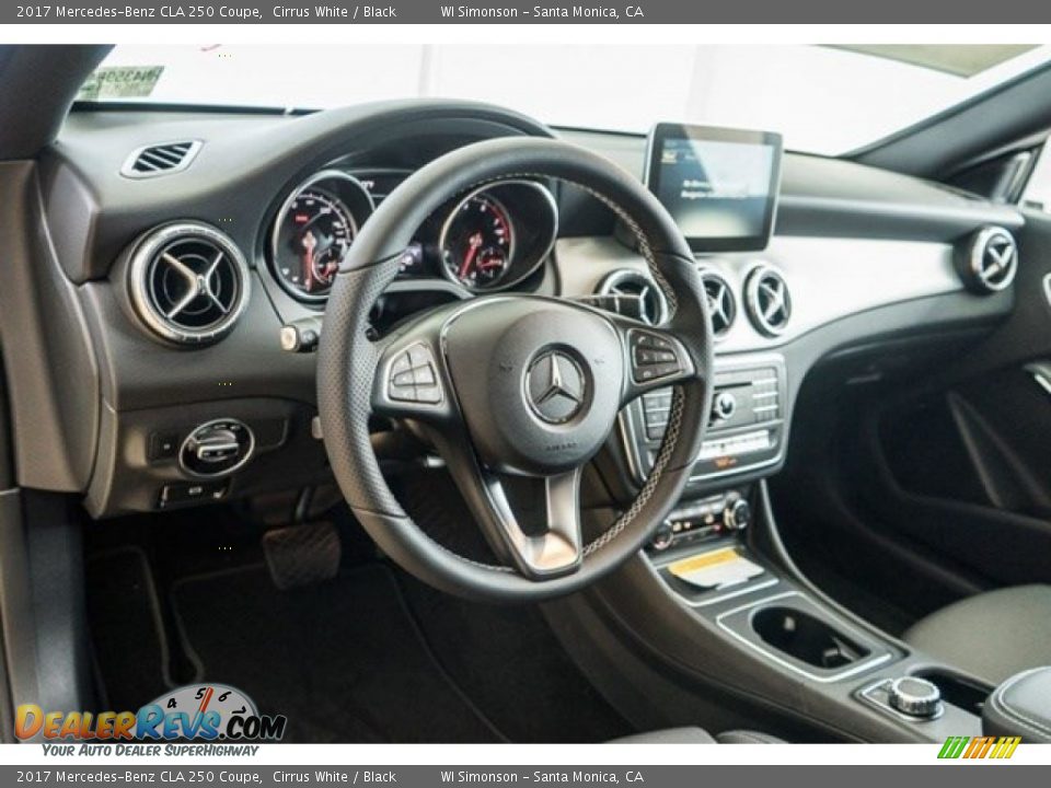 2017 Mercedes-Benz CLA 250 Coupe Cirrus White / Black Photo #5