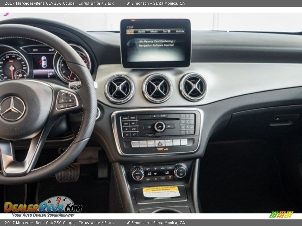 2017 Mercedes-Benz CLA 250 Coupe Cirrus White / Black Photo #7