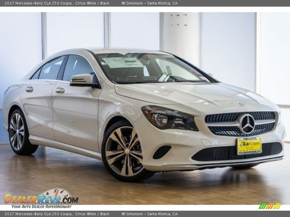 2017 Mercedes-Benz CLA 250 Coupe Cirrus White / Black Photo #12