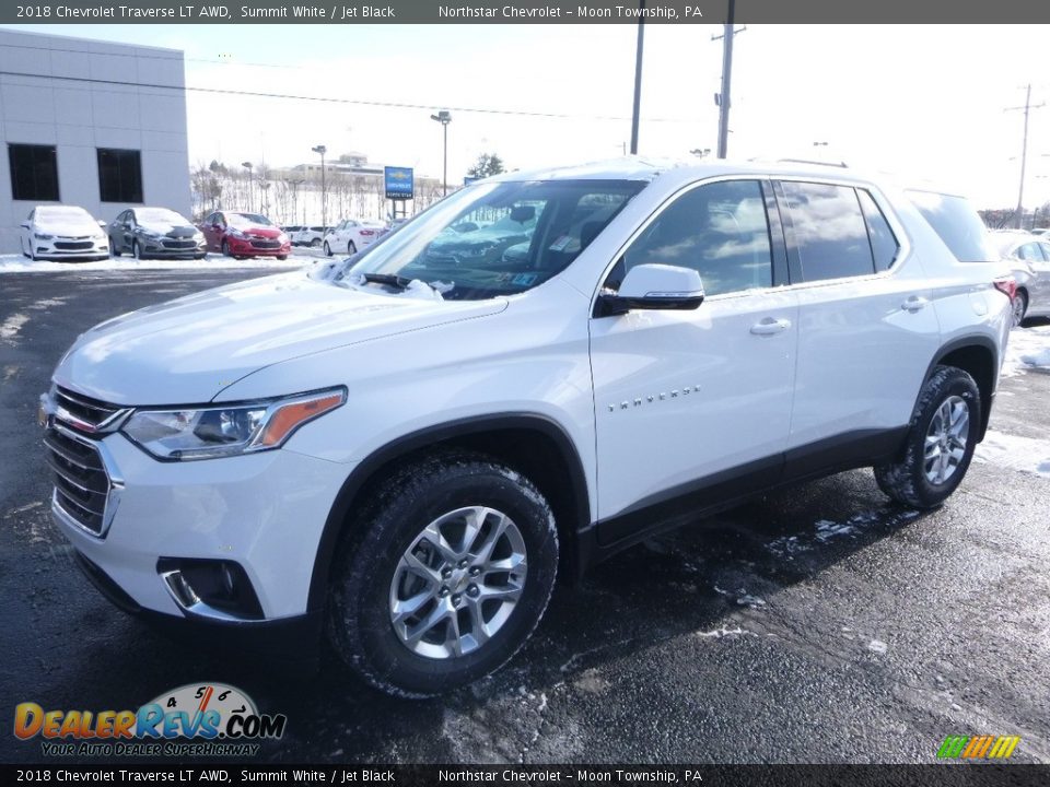 2018 Chevrolet Traverse LT AWD Summit White / Jet Black Photo #1