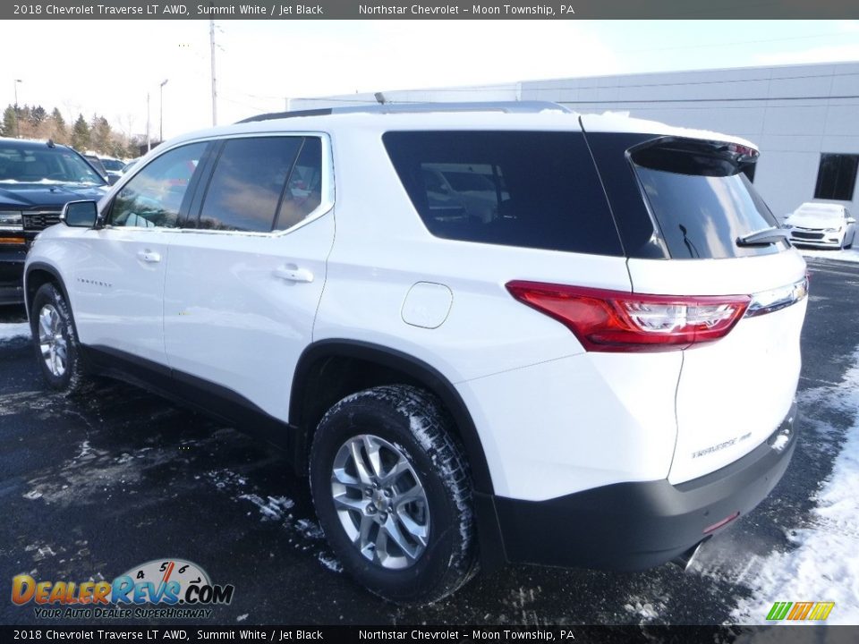 2018 Chevrolet Traverse LT AWD Summit White / Jet Black Photo #3