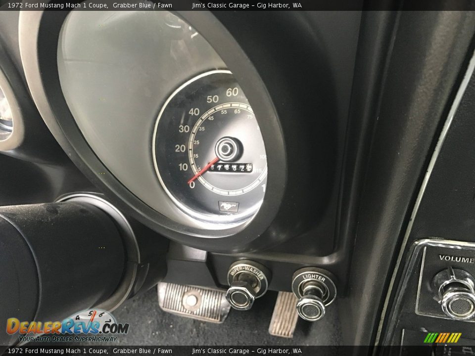 1972 Ford Mustang Mach 1 Coupe Gauges Photo #19