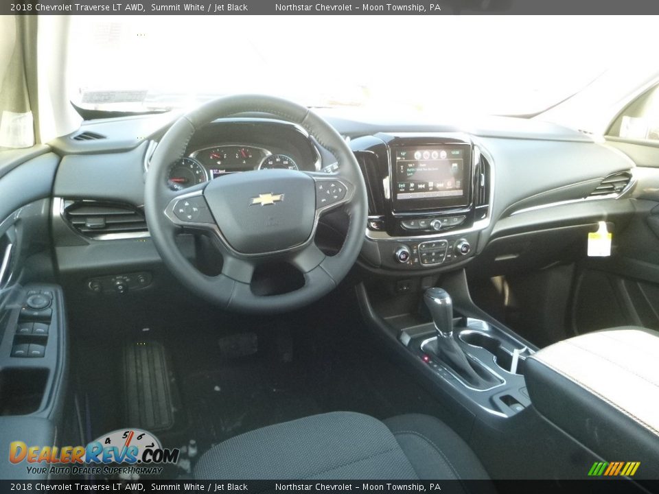 2018 Chevrolet Traverse LT AWD Summit White / Jet Black Photo #14