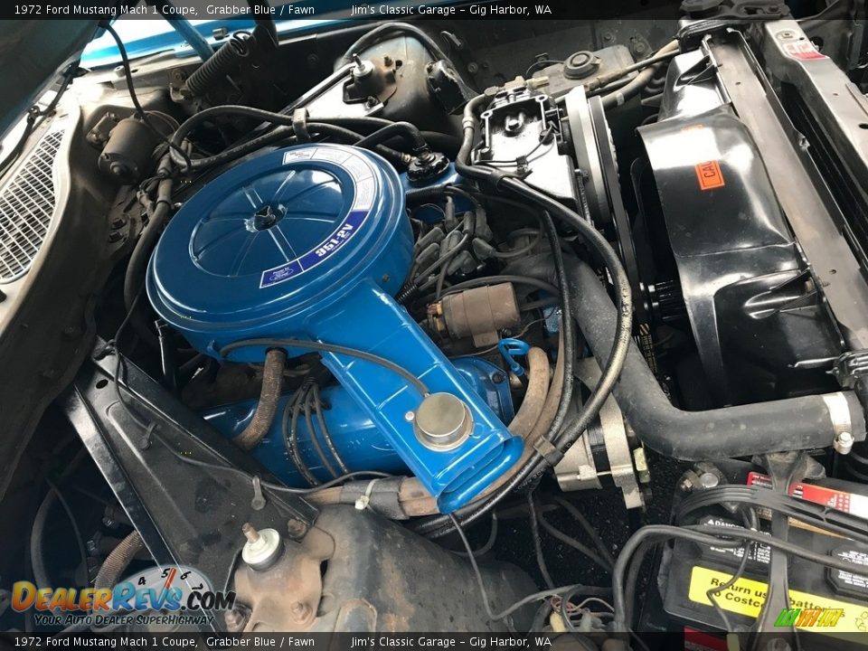 1972 Ford Mustang Mach 1 Coupe 351ci OHV 16-Valve V8 Engine Photo #22
