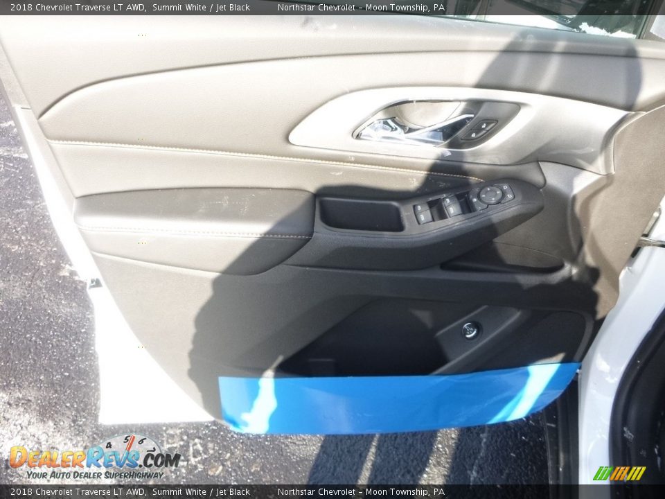 2018 Chevrolet Traverse LT AWD Summit White / Jet Black Photo #15