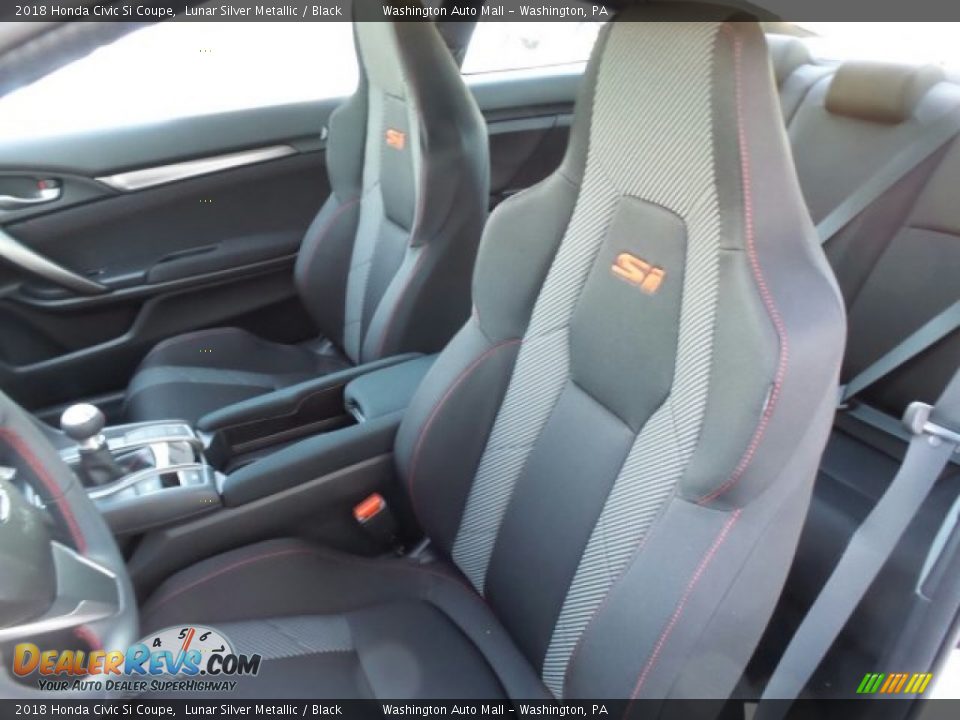 Front Seat of 2018 Honda Civic Si Coupe Photo #7