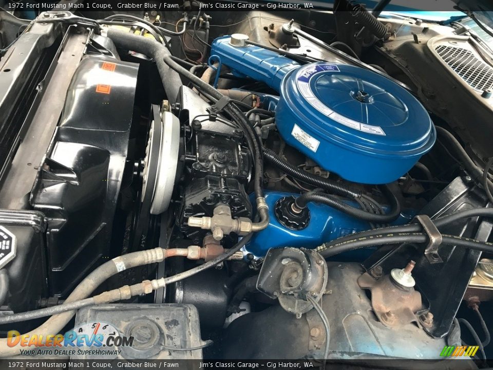 1972 Ford Mustang Mach 1 Coupe 351ci OHV 16-Valve V8 Engine Photo #24