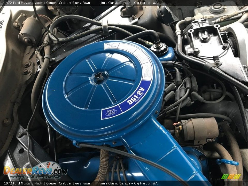 1972 Ford Mustang Mach 1 Coupe 351ci OHV 16-Valve V8 Engine Photo #25