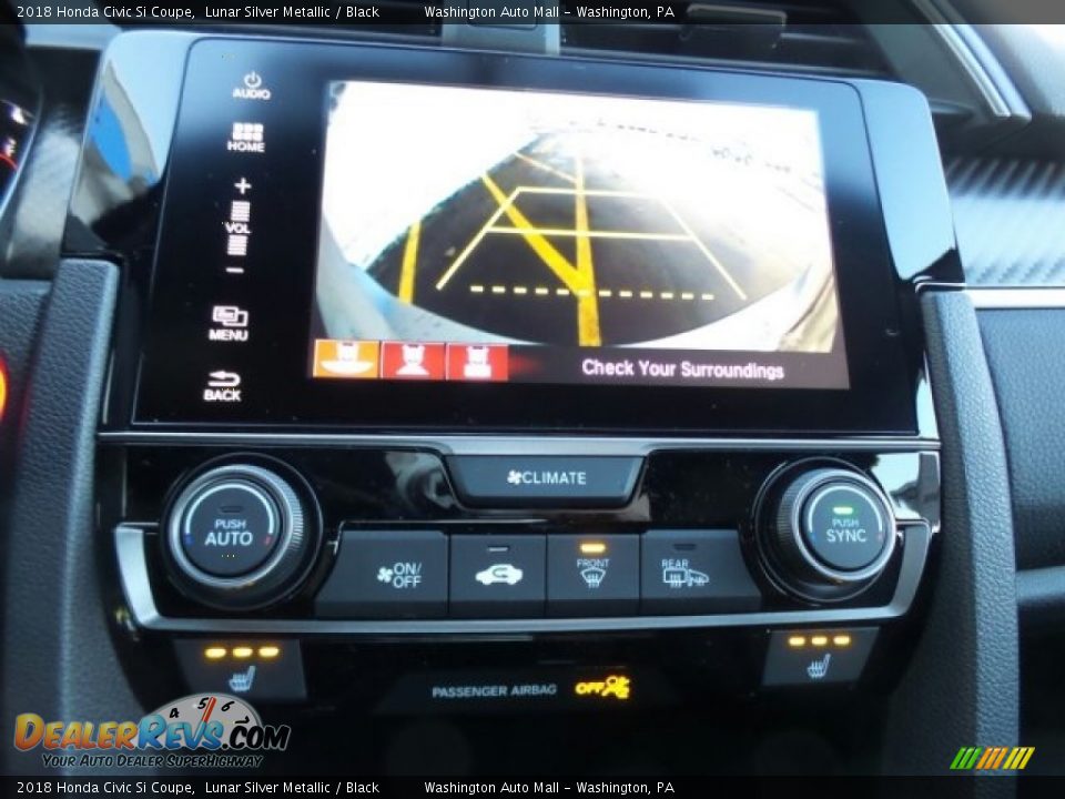 Controls of 2018 Honda Civic Si Coupe Photo #14