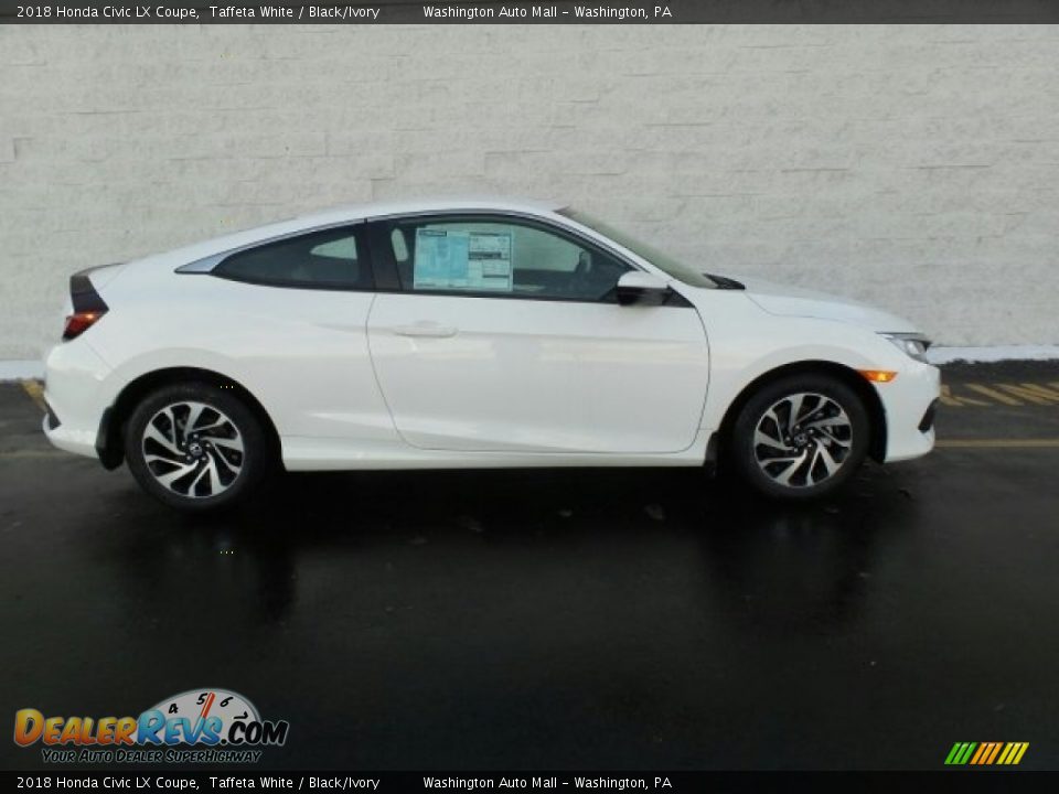 Taffeta White 2018 Honda Civic LX Coupe Photo #2