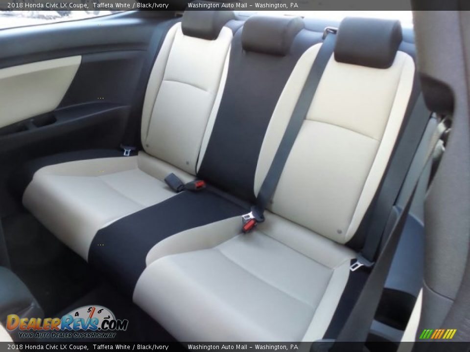 Rear Seat of 2018 Honda Civic LX Coupe Photo #8