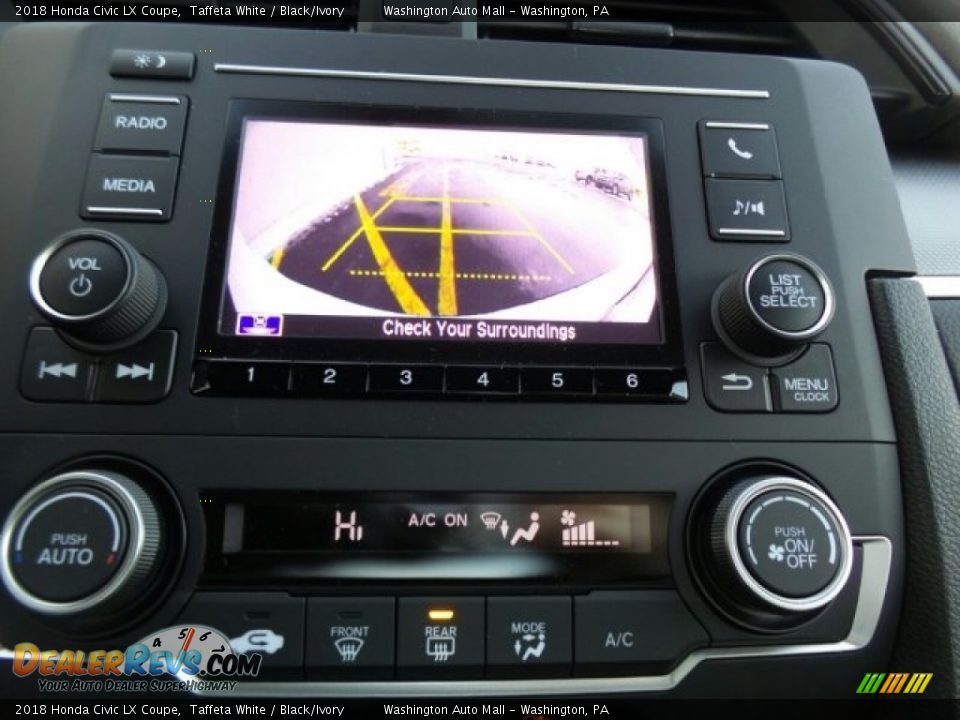 Controls of 2018 Honda Civic LX Coupe Photo #15