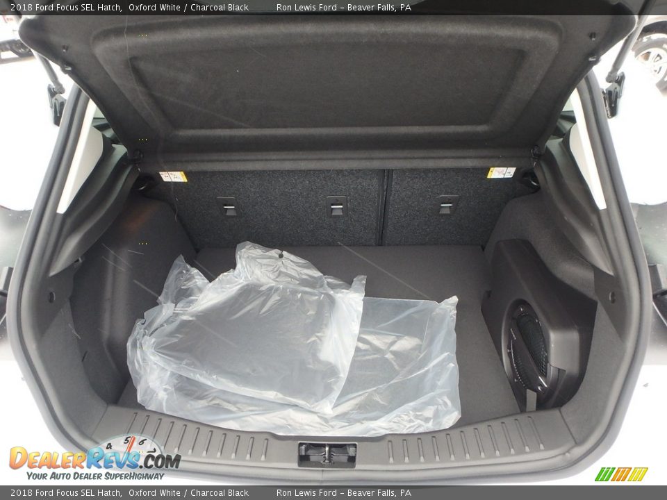 2018 Ford Focus SEL Hatch Oxford White / Charcoal Black Photo #5